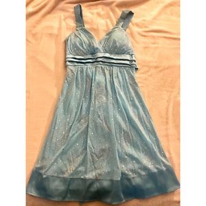 Blue dress